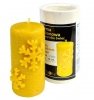 Silicone mould -  candle with a snowflake - height 10cm